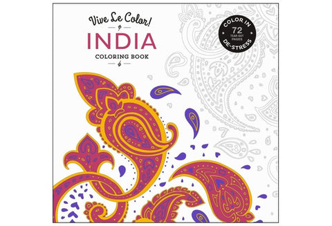 Vive Le Color! India Coloring Book